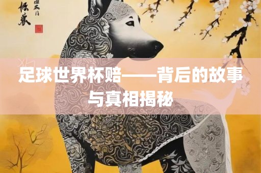 足球世界杯赔——背眉山市正发家政服务有限公司后的故事与真相揭秘