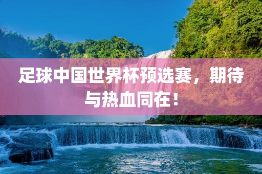 足球中国世界杯预选赛，期待与热血同在！