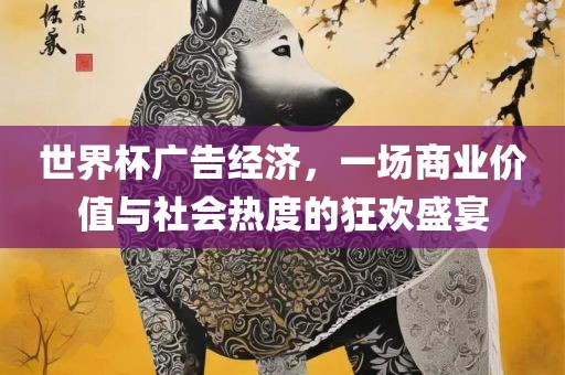 世界杯广告经济，一场商业价值与社会热度的狂欢盛宴