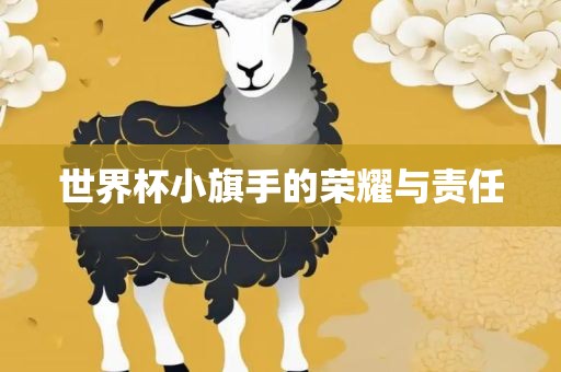世界杯小旗手的荣耀与责任