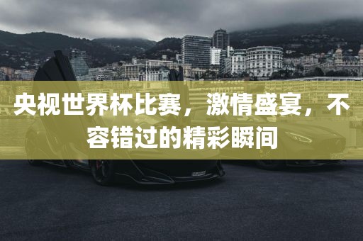 央视世界杯比赛，激情盛宴，不容错过的精彩瞬间