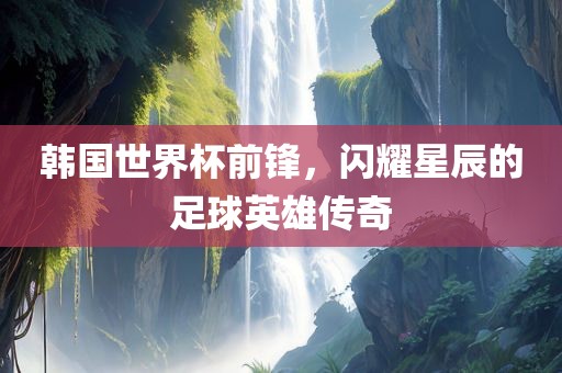 韩国世界杯前锋，闪耀星辰的足球英雄传奇