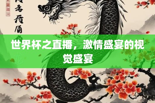 世界杯之直播，激情盛宴的视觉盛宴