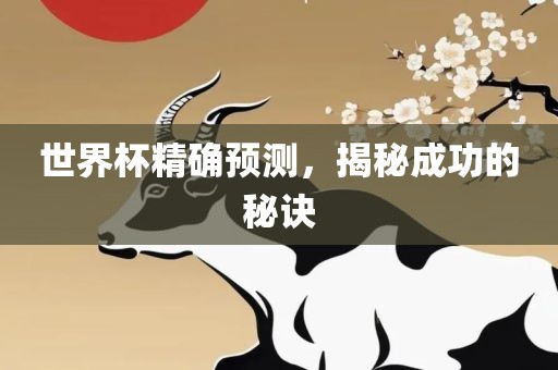 世界杯精确预测，揭秘成功的秘诀