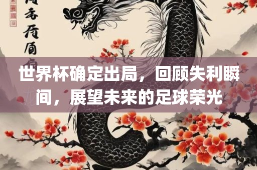 世界杯确定出局，回顾失利瞬间，展望未来的足球荣光