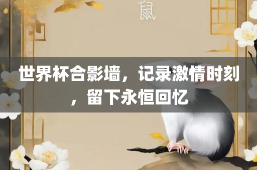 世界杯合影墙，记录激情时刻，留下永恒回忆