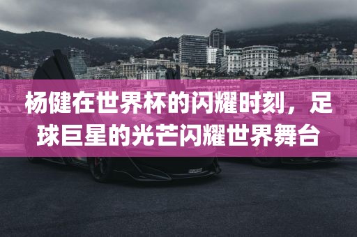 杨健在世界杯的闪耀时刻，足球巨星的光芒闪耀世界舞台