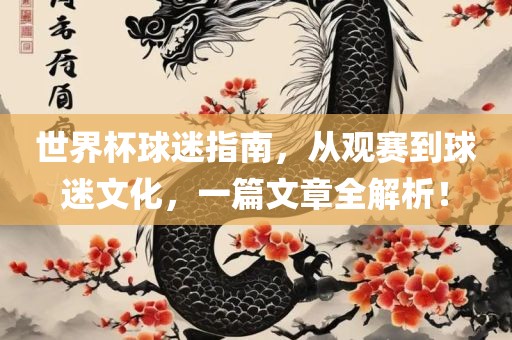 世界杯球迷指南，从观赛到球迷文化，一篇文章全解析！