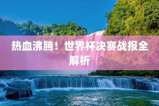 热血沸腾！世界杯决赛战报全解析